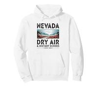 Art rétro du Paysage désertique du Nevada Sweat à Capuche