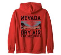 Art rétro du Paysage désertique du Nevada Sweat à Capuche