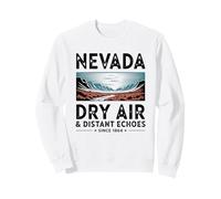 Art rétro du Paysage désertique du Nevada Sweatshirt