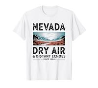 Art rétro du Paysage désertique du Nevada T-Shirt