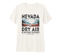 Art rétro du Paysage désertique du Nevada T-Shirt Haut de Gamme