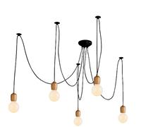 Art Retro E27 Light Chandelier Vintage Loft Antique Ajustement Ajustement de Lampe de Plafond Nordique Light 5head Fabriqué en Chine