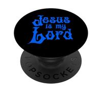 Art rétro Groovy « Jésus est Mon Seigneur » PopSockets PopGrip Adhésif