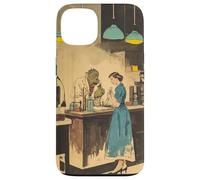 Art rétro - Illustration Vintage Pulp Sci-FI Coque pour iPhone 13