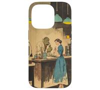 Art rétro - Illustration Vintage Pulp Sci-FI Coque pour iPhone 14 Pro