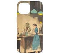 Art rétro - Illustration Vintage Pulp Sci-FI Coque pour iPhone 15