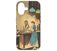 Art rétro - Illustration Vintage Pulp Sci-FI Coque pour iPhone 17