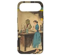 Art rétro - Illustration Vintage Pulp Sci-FI Coque pour iPhone Air
