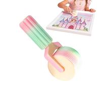 Art Roller - Rouleau Lisse Pour Peinture 11 X 3 Cm, Applicateur Artisanal, Accessoire De Raclette Ergonomique | Outil De Pressage Professionnel De Lissage Des Strass, Nivellement Portable Polyvalent P