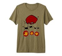 Art Rupestre Bison T-Shirt Haut de Gamme