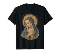 Art sacré de la prière mariale catholique de la Vierge Marie T-Shirt Graphique avec Valeur