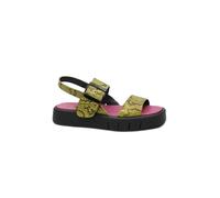 ART Sandale compensée en Cuir à Boucle Company 1857 Malaga Citron pour Femme 39