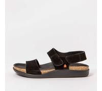 *art Sandales 1386S SILK SUEDE BLACK/ BIARRITZ Couleur Noir