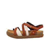 ART Sandales plates Rhodes 1714 pour femme, D Orange Cream, 38 EU