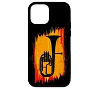 Art Saxhorn Alto Super ou Tenor Horn pour Équipe Brass Band Coque pour iPhone 12 Mini