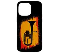 Art Saxhorn Alto Super ou Tenor Horn pour Équipe Brass Band Coque pour iPhone 14 Pro Max