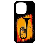 Art Saxhorn Alto Super ou Tenor Horn pour Équipe Brass Band Coque pour iPhone 15 Pro