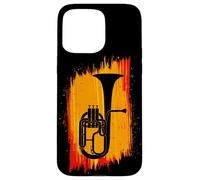 Art Saxhorn Alto Super ou Tenor Horn pour Équipe Brass Band Coque pour iPhone 15 Pro Max