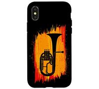 Art Saxhorn Alto Super ou Tenor Horn pour Équipe Brass Band Coque pour iPhone X/XS