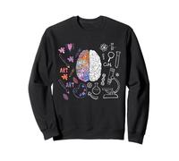 Art Science Cerveau Créativité Steam Artiste Professeur Design Sweatshirt