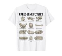 Art Scientifique de la paléontologie des fossiles du paléogène T-Shirt