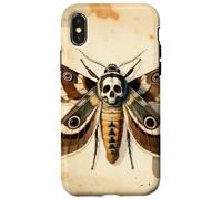 Art Scientifique entomologie Vintage de la tête de la Mort Hawkmoth Coque pour iPhone X/XS