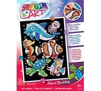 Art Sequin - Dauphin, Poissons, Hyppocampe Peinture, KAD908
