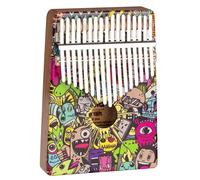 Art Series Kalimba 17 Little Monster en acajou avec sac et marteau d'accordage
