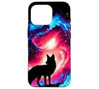 Art Spatial Graphique Cool Cosmic Fox Galaxy Coque pour iPhone 16 Pro