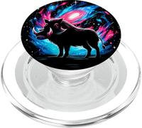 Art Spatial Graphique de la Galaxie Cool Cosmic Warthog PopSockets PopGrip pour MagSafe