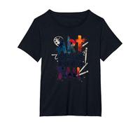 Art Speaks When Words Fail - Citation inspirante sur Les Arts T-Shirt, Femme Grandes Tailles, Noir, 6X
