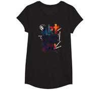 Art Speaks When Words Fail - Citation inspirante sur Les Arts T-Shirt, Fille, Noir, S