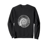 Art Spirale fossile d'ammonite préhistorique Sweatshirt