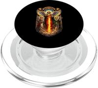 Art Spirituel Ange vitrail archanges christianisme PopSockets PopGrip pour MagSafe