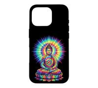 Art Spirituel Bouddha Coloré pour Méditation et Zen Coque pour iPhone 16 Pro