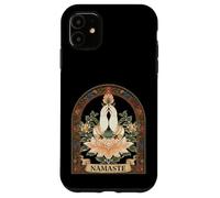 Art Spirituel d'Anjali Mudra Pranamasana Namaste Coque pour iPhone 11