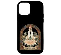 Art Spirituel d'Anjali Mudra Pranamasana Namaste Coque pour iPhone 12 Mini