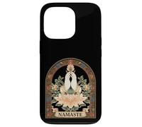 Art Spirituel d'Anjali Mudra Pranamasana Namaste Coque pour iPhone 13 Pro
