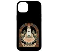 Art Spirituel d'Anjali Mudra Pranamasana Namaste Coque pour iPhone 14 Plus