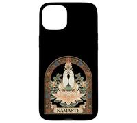 Art Spirituel d'Anjali Mudra Pranamasana Namaste Coque pour iPhone 15 Plus