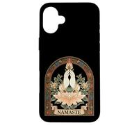 Art Spirituel d'Anjali Mudra Pranamasana Namaste Coque pour iPhone 16 Plus
