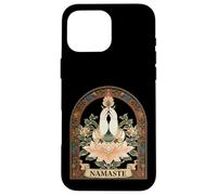 Art Spirituel d'Anjali Mudra Pranamasana Namaste Coque pour iPhone 16 Pro Max
