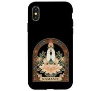 Art Spirituel d'Anjali Mudra Pranamasana Namaste Coque pour iPhone X/XS