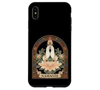 Art Spirituel d'Anjali Mudra Pranamasana Namaste Coque pour iPhone XS Max