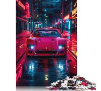 Art Sports Car Puzzle 1000 Pieces Cadeau Unique Jeu Éducatif Challenge Toy À De Qualité Supérieure Peinture Art pour Adultes Et Enfants À Partir De 14 Ans 1000pcs (75x50cm)