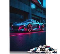 Art Sports Car Puzzle 1000 Pieces Cadeau Unique Jeu Éducatif Challenge Toy À De Qualité Supérieure Peinture Art pour Adultes Et Enfants À Partir De 14 Ans 1000pcs (38x26cm)