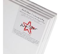 Art-Star 4X Chassis ENTOILÉ UNIVERSITÉ 40x80 cm | Toiles sur châssis 40x80 cm | Toile préimprégnée, prêts à Peindre, châssis avec Toile