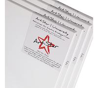Art-Star 4X Chassis ENTOILÉ UNIVERSITÉ 60x60cm | Toiles sur châssis 60x60 cm | Toile préimprégnée, prêts à Peindre, châssis avec Toile