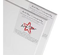 Art-Star Lot de 2 cadres crantés universels de 30 x 40 cm - Toiles pré-apprêtées - Toile rectangulaire tendue prête à peindre