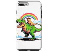 Art Style Pixel Lion de Mer T-Rex Tyrannosaure 8 Bits Coque pour iPhone 7 Plus/8 Plus